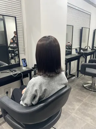 ミディアム カラー 🏹透明感推しカラー 🏹YUI🐰🫧のヘアスタイル