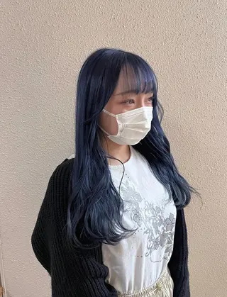 ロング カラー 暖色/まろベージュ/ シカタユウカのヘアスタイル