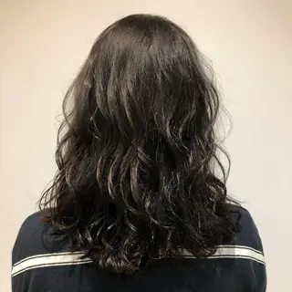 ミディアム 🌷韓国レイヤー/艶 カラー🇰🇷amiのヘアスタイル