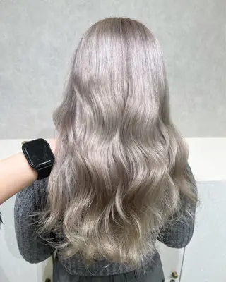 ロング カラー 韓国ヘア🇰🇷透明 感カラー/yui💞のヘアスタイル