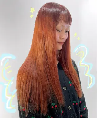 ロング euphoria新宿通り所属・ブリーチなしwcr yumeのヘアスタイル