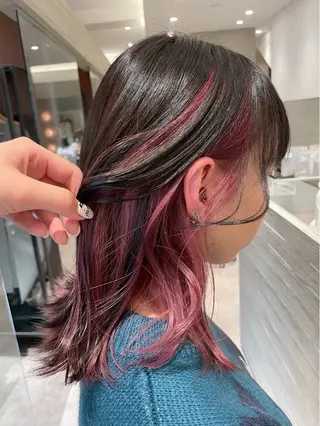 ミディアム カラー .⋆⟡💖 Marin💖⟡⋆.のヘアスタイル