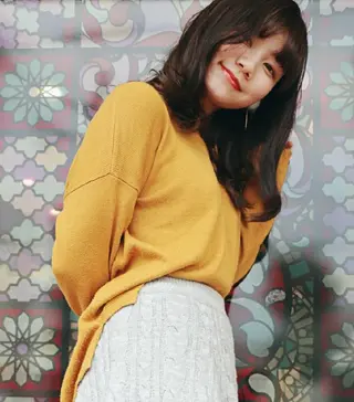 ミディアム カラー パーマ LAMP HAIR  ランプヘアー所属・徳永 博志のヘアスタイル