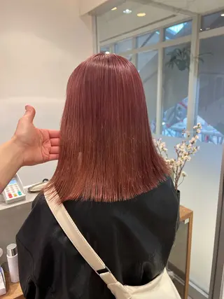 カラー 🍒暖色 girly AYANA🍒のヘアスタイル