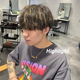 カラー メンズ プルエクステ/インナ ーカラー🦊はるなのヘアスタイル