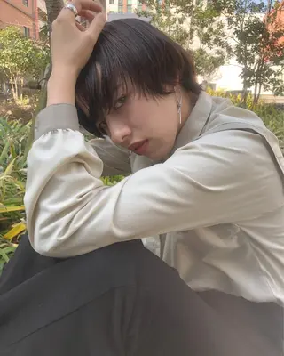 ショート カラー ヘアアレンジ Peyp所属・早瀬 裕之のヘアスタイル