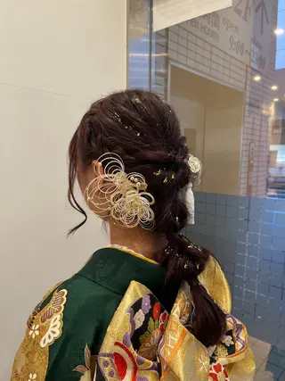 ロング ヘアアレンジ 指原 仁のヘアスタイル