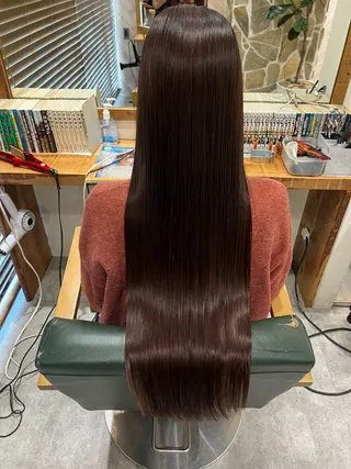 ロング カラー AUBE HAIRazul吉祥寺所属・髪質改善✨幹細胞✨ ウルツヤ🌈清水　祥のヘアスタイル