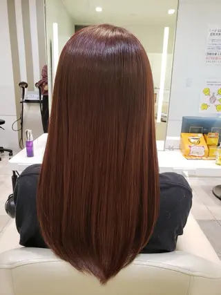 ロング カラー ボブ✂️ スパ🫧kurehaのヘアスタイル