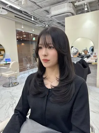 ロング カラー 透明感カラー/ ナチュラル/toaのヘアスタイル