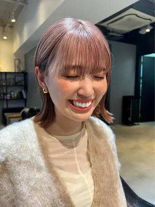 セミロング カラー トレンドと似合わせ/ マンツーマン/西上楓のヘアスタイル