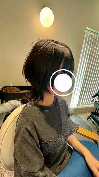 セミロング 内藤 すずなのヘアスタイル