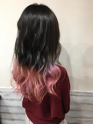 ロング カラー カラー特化サロン大阪 ルービック江坂/新城のヘアスタイル