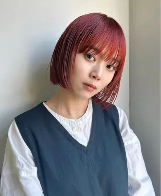 カラー arte KAORU /カットモデル募集のヘアスタイル