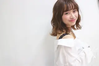 ミディアム カラー 倉持美雪 ＊幸せの伝導師＊のヘアスタイル