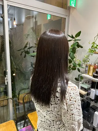ロング カラー 森 和輝のヘアスタイル