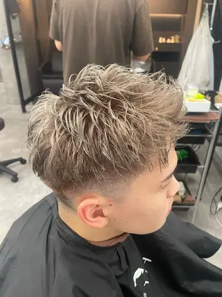 ショート ⭐️メンズカラー⭐️ No1二田健吾‼️のヘアスタイル