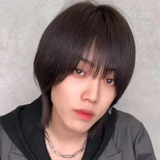 ミディアム カラー パーマ メンズ メンズZina代表 田端 麗治のヘアスタイル