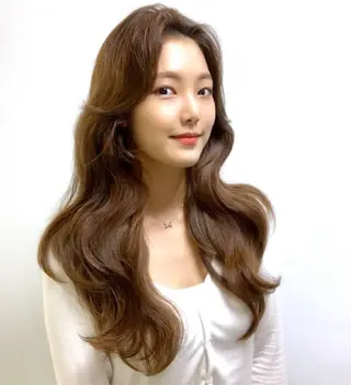 ロング 韓国特化エクステ🟨 エクステのヘアスタイル