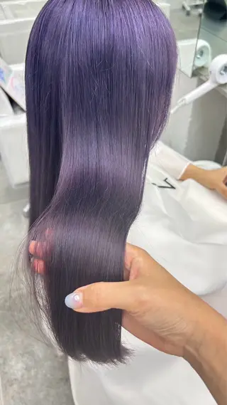 カラー ❄️透明感ブリーチ ❄️TOWA市川のヘアスタイル