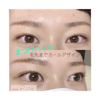 マツエク・マツパ and Rita 蒲生店所属・andRita蒲生店 kanouのマツエク・マツパデザイン