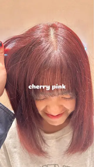 カラー 暖色カラ-ෆ˚顔周り 🎀ོ白岩亜実🎀ོのヘアスタイル