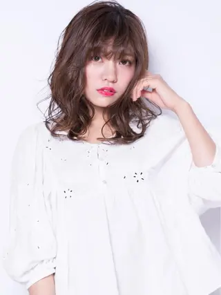 カラー 似合わせ/透明感カラ ー/QUATRO谷口のヘアスタイル