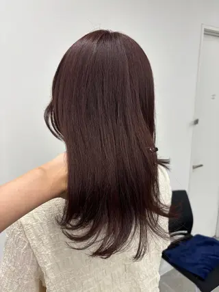 セミロング 🤍🥀韓流暖色レイ ヤー🥀🤍あやねのヘアスタイル