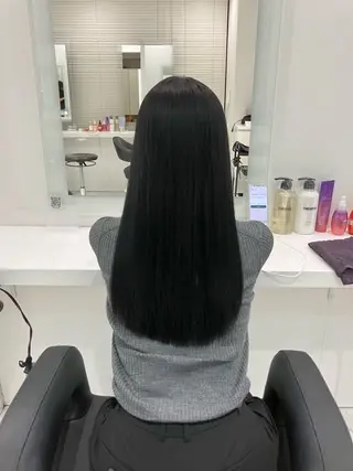 ロング カラー ヘアアレンジ 🫧透明感ラベンダー 似合わせ🫧あい🫧のヘアスタイル