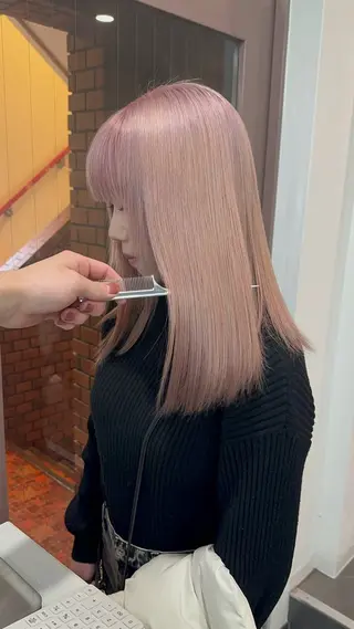 カラー ♡なんば🫧透明感 🫧naako♡のヘアスタイル