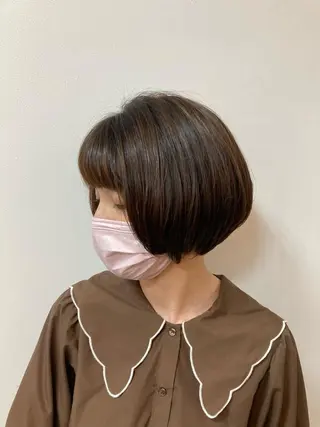 ショート 阪口 依美奈のヘアスタイル