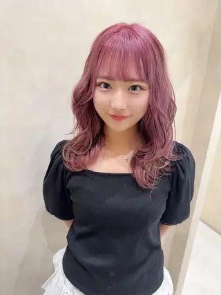 セミロング 青木 優磨のヘアスタイル