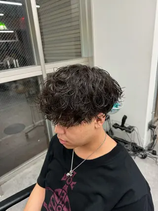 ミディアム カラー パーマ メンズ 🔥メンズパーマ特化 🔥店長中村雄樹のヘアスタイル