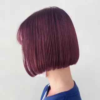 ミディアム カラー ANNA /艶髪/ハイトーンのヘアスタイル