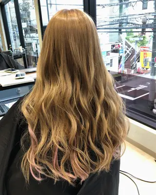 ロング カラー 💎エクステ専門店 BIZE梅田🇰🇷のヘアスタイル