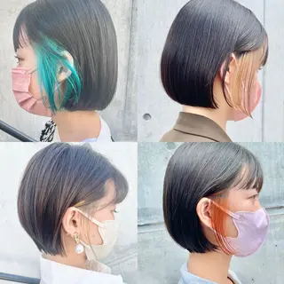 ショート カラー ショートボブ縮毛矯正 髪質改善のプロ山道潤のヘアスタイル