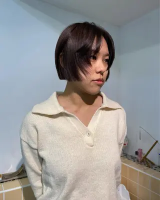 ミディアム カラー iroha/ n.w.h🎀のヘアスタイル