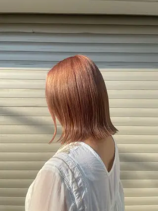 ミディアム カラー ブリーチ/レイヤー 💙ayame💙のヘアスタイル