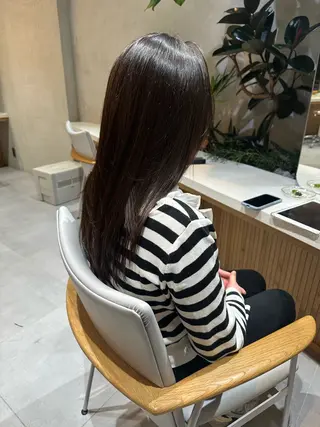 ロング 和田 あおいのヘアスタイル