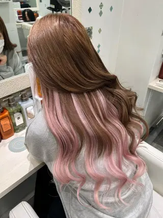 ロング カラー Lapis 池袋店所属・MASHIRO 🩵Lapis池袋店のヘアスタイル