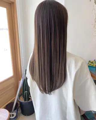 ロング カラー パーマ OVER→三軒茶屋 /縮毛矯正・髪質改善のヘアスタイル