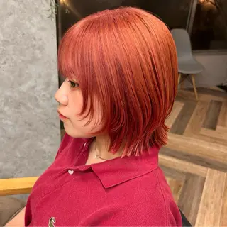 カラー 💫ブリーチカラー 鈴木美菜実💫のヘアスタイル