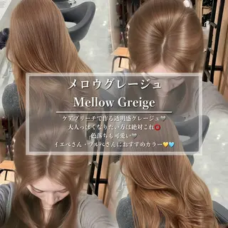 ロング カラー 表参道/透明感 グレージュ職人たつるのヘアスタイル