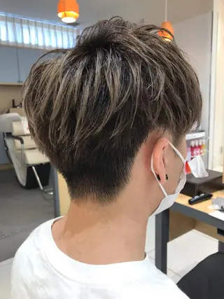 ショート カラー メンズ カットモデル大募集✨ ✨BASSA保谷店✨のヘアスタイル