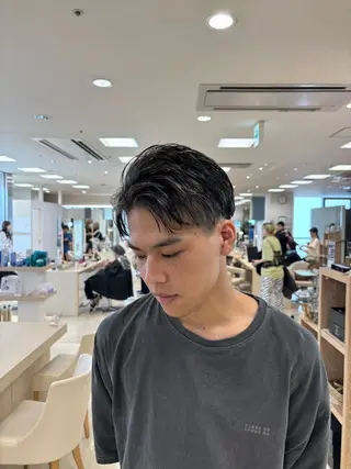 ショート カラー メンズ 湘南/メンズパーマ/ 支持率No.1ユチカのヘアスタイル