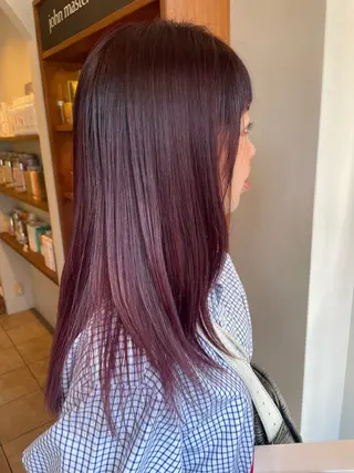 カラー 栗林 茉那のヘアスタイル