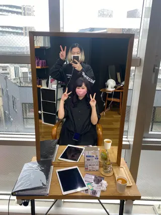 ロング カラー カットカラー特化 ⭐️代表⭐️のヘアスタイル