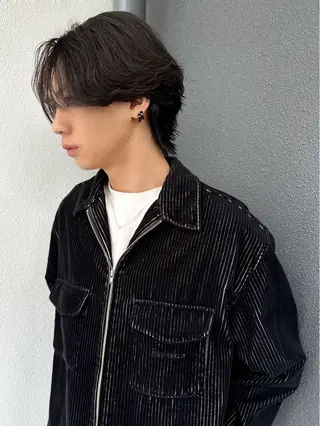 ショート パーマ メンズ 木下 健心のヘアスタイル