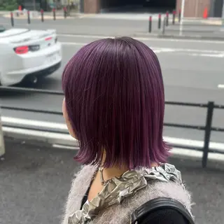 ショート 暖色カラー/ レイヤーカット/麻咲のヘアスタイル