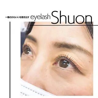 ロング カラー パーマ ヘアアレンジ マツエク・マツパ Shuon東青梅所属・石橋 玲那のマツエク・マツパデザイン